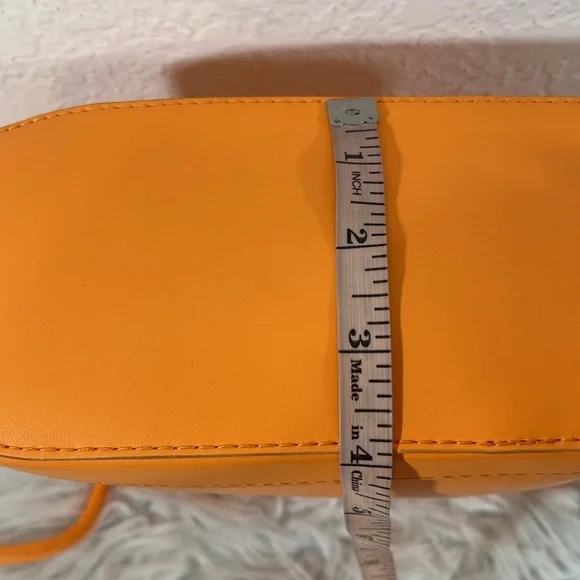 A NEW DAY Orange Basket Weave Woven Bucket Bag/Purse Shoulder Crossbody NEW - Picture 14 of 16